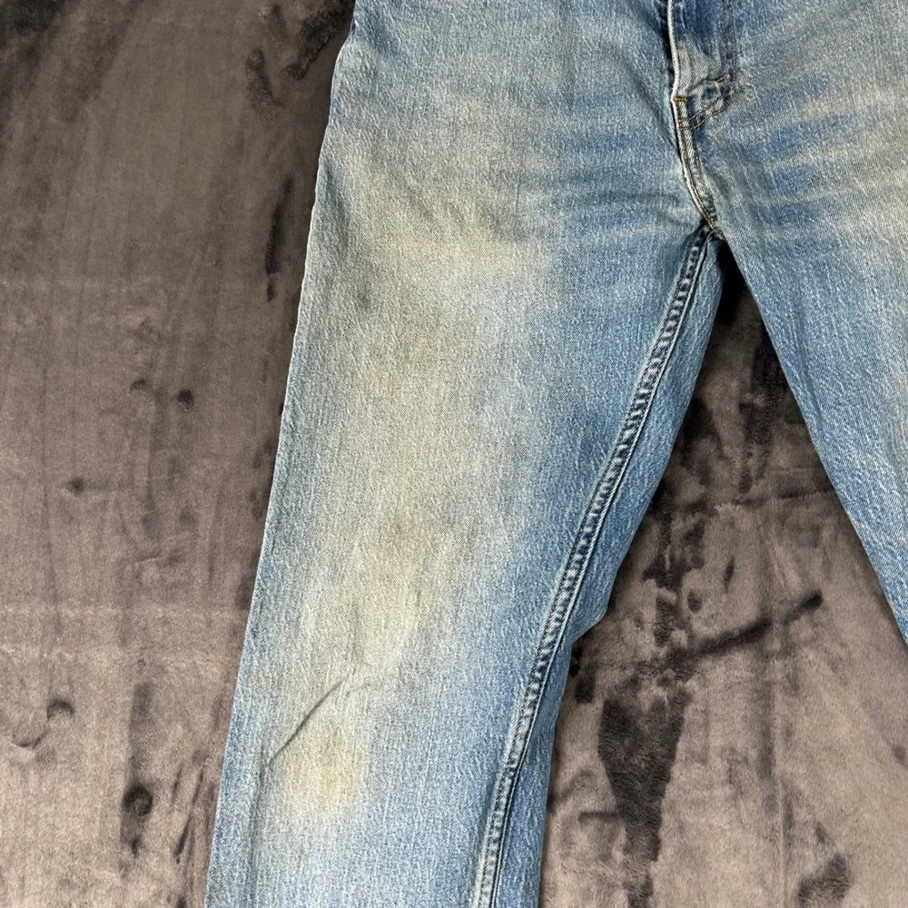 Levi's 505 Jeans Mens 32x34 Light Wash Regular Fit Straight Leg Denim 3272